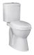 Comfort Height Pan & Cistern - Nuie NCS500 White, White colour ,image 1