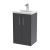 500mm Floor Standing 2 Door Vanity & Basin 1 - Hudson Reed JNU2201A Grey, Grey colour ,image 1