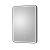 700 x 500 Black Framed Mirror - Hudson Reed LQ701 Matt Black ,image 1