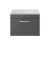600mm Wall Hung Cabinet With Grey Worktop - Nuie ATH077LBG Gloss Grey, Grey colour ,image 1