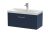 800mm Wall Hung Single Drawer Vanity & Basin 3 - Hudson Reed JNU2925D Blue, Blue colour ,image 1