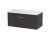 800mm Wall Hung 1 Drawer Vanity & Worktop - Hudson Reed JNU2625LSW Brown, Brown colour ,image 1