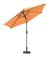 Orange 2.5M Powder Coated Crank And Tilt Parasol (38Mm Pole, 6 Ribs), Orange colour ,image 1