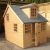 Cottage 6 x 8 Loglap Playhouse