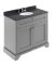 1000mm Cabinet & Marble Top (3TH) - Hudson Reed LOF279 Storm Grey, Grey colour ,image 1