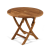  LeisureBench Whitley Teak Wooden Folding Bistro Table