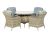 Wentworth 4 Seater Round Imperial Dining Set, Neutrals colour ,image 1