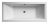 Eternalite Square Double Ended Bath 1700 x 700mm - Hudson Reed BDE006 White, White colour ,image 1