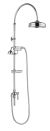 Deluxe Grand Rigid Riser Kit - Hudson Reed AM319 Chrome, Chrome & White colour ,image 1