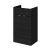 500mm Vanity Unit - Hudson Reed OFF606 Charcoal Black, Hacienda Black colour ,image 1