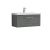 800mm Wall Hung 1 Drawer Vanity & Basin 1 - Nuie ARN525A Grey, Grey colour ,image 1
