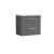 600mm Wall Hung 2 Drawer Vanity & Laminate Top - Nuie ARN524LBG Grey, Grey colour ,image 1
