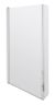 L-Shaped Bath Screen Hinged - Nuie NSBS7 Chrome, Polished Chrome colour ,image 1