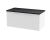 800mm Wall Hung Single Drawer Vanity & Laminate Top - Hudson Reed DFF196LSB White, White colour ,image 1