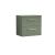 600mm Wall Hung 2 Drawer Vanity & Worktop - Nuie ARN824W Green, Green colour ,image 1