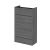 500mm WC Unit - Compact - Hudson Reed OFF545 Anthracite Woodgrain, Brown/Grey colour ,image 1