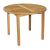TK 1000mm Round Wooden Fixed Table - Neutrals
