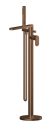 Freestanding Bath Shower Mixer with Kit - Nuie BIN1521 Brushed Bronze