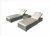 Jessica Pair Of Sun Loungers Nature Brown, Brown colour ,image 1