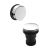 Push Button Bath Waste - Hudson Reed E327 Chrome, Chrome colour ,image 1