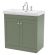 800mm Floor Standing 2-Door Vanity & Basin 3TH - Nuie CLC826B Green, Green colour ,image 1