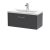 800mm Wall Hung Single Drawer Vanity & Basin 1 - Hudson Reed JNU2225A Grey, Grey colour ,image 1