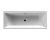 Thin Edge Double Ended Bath 1800 x 800mm - Nuie NBA914 White, White colour ,image 1