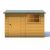Suffolk 10 x 6 Single Door Shiplap Shed - Style D