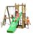 Rumble Ridge Rock Wall with Single Swing