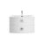 700mm Cabinet & Basin - Hudson Reed SAR101 Moon White, White colour ,image 1