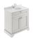 800mm Cabinet & Marble Top (1TH) - Hudson Reed LOF429 Timeless Sand, Grey colour ,image 1