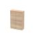 500mm Wall Unit - Hudson Reed OFF3055 Oak, Oak colour ,image 1