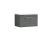 600mm Wall Hung 1 Drawer Vanity & Laminate Top - Nuie ARN522LSW Grey, Grey colour ,image 1
