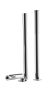 Bath Legs With Adjustable Shrouds - Hudson Reed DA314 Chrome, Chrome colour ,image 1