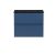 600mm Wall Hung 2-Drawer Vanity Unit & Laminate Worktop - Hudson Reed URB304LSB Satin Blue, Blue colour ,image 1