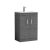 600mm Floor Standing Vanity With Basin 2 - Nuie ATH025B Anthracite Woodgrain, Brown/Grey colour ,image 1