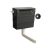 Universal Access Cistern & Black Traditional Flush Plate - Hudson Reed XTY6T02 Matt Black, Black colour ,image 1