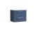 600 Wall Hung 2-Drawer Vanity & Laminate Worktop - Nuie DPF393LCM Blue, Blue colour ,image 1