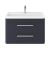 Wall Hung 800mm Cabinet & Basin - Hudson Reed SOL304 Indigo Blue, Blue colour ,image 1