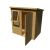 Caldey 6 x 4 Single Door Shiplap Shed - Style C