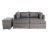 Paris 4 Seater 5Pc Multi Setting Relaxer Set, Grey colour ,image 1