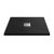 Square Shower Tray 800 x 800 - Hudson Reed NLT91006 Black, Black colour ,image 1