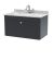 800mm Wall Hung 1 Drawer Vanity & Marble Top 1TH - Nuie CLC1496GR1 Black, Black colour ,image 1