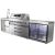 Maze Large Linear Outdoor Kitchen With Sink &  Double Fridge - Stainless Steel, Aluminium colour ,image 1