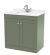 800mm Floor Standing 2 Door Vanity & Marble Top 1TH - Nuie CLC826WS1 Green, Green colour ,image 1