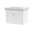 600mm Wall Hung 1 Drawer Vanity & Basin 0TH - Nuie CLC194H White, White colour ,image 1