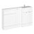 1500mm Right Hand Combination - Hudson Reed CBI114 Gloss White, White colour ,image 1