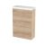 600mm Compact WC Unit & Polymarble Top - Hudson Reed CBI3019 Oak, Oak colour ,image 1