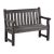 Darwin 2 seat Wooden Garden Bench - Dark Grey - FSC Mix Credit