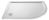 Offset Quadrant Shower Tray 900 x 760mm RH - Hudson Reed NTP102 White, White colour ,image 1